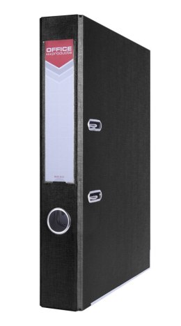 Segregator OFFICE PRODUCTS Officer z szyną, PP, A4/55mm, czarny 21011121-05 Office Products