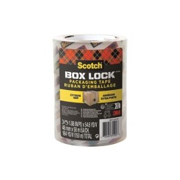 Taśma pakowa Scotch® Box Lock™, transparentna, 48mm x 50m, 3 rolki/opakowanie 7100262924 Scotch 3M