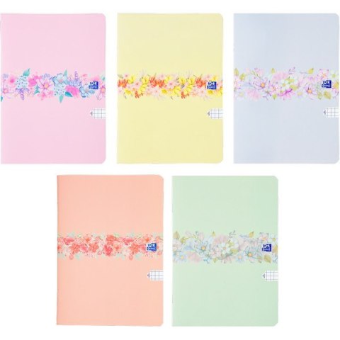 Zeszyt Oxford Touch A5 32 kartek 90 g kratka 5x5 mm Mix 400181449 Oxford