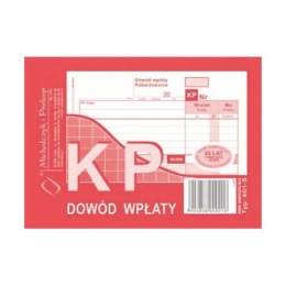 401-5 KP Dowód Wpłaty, A6 80 kartek, MICHALCZYK&PROKOP Michalczyk i Prokop