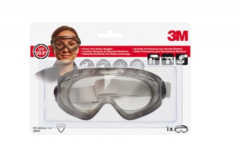 Gogle ochronne 3M (2890), transparentne Scotch 3M