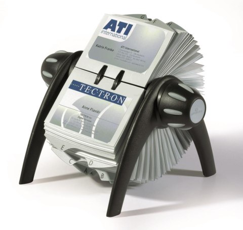 Kartoteka obrotowa VISIFIX flip na 400 wizytówek czarna DURABLE 2417-01 Durable