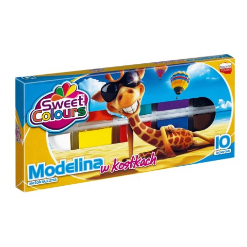 Modelina 10 kolorów Sweet Colours 01433 KOMA-PLAST Koma Plast