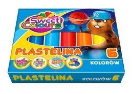 Plastelina 6 kolorów Sweet Colours 01518 KOMA-PLAST Koma-Plast