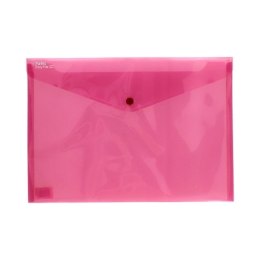 Teczka kopertowa na zatrzask A4 różowa PP-113 TT7589/7942 Penmate