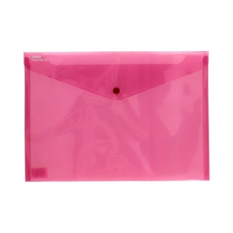 Teczka kopertowa na zatrzask A4 różowa PP-113 TT7589/7942 Penmate