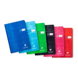 Zeszyt A5 60 kartek, w kratkę, papier 90g, mix kolorów CLAIREFONTAINE 63552AMXC Clairefontaine