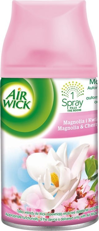 AIR WICK wkład do odświeżacza 250ml Freshmatic Magnolia i Kwiat Wiśni 41807 Air wick