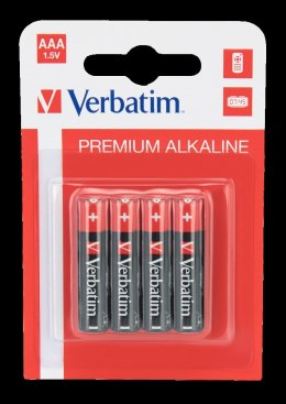 Baterie VERBATIM ALKALICZNE LR03 AAA BLISTER 4szt. 49920 Verbatim