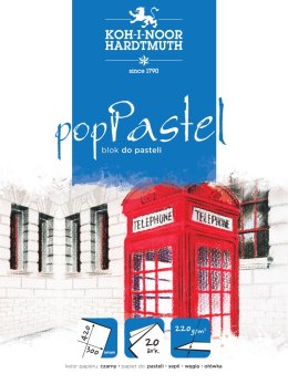 Blok do past.POP PASTEL300*420 czarny KOH-I-NOOR BLO-PA300C Koh-i-noor
