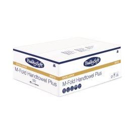 BulkySoft Premium ręcznik papierowy składany classic typu M-Fold ULTRA 4 panelowy, 2W, biały 3125 szt./kart. 82312 Bulky Soft
