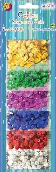 Cekiny ozdobne hologramowe i pastelowe 10g ALIGA Aliga Cekiny ozdobne hologramowe i pastelowe 10g ALIGA Aliga