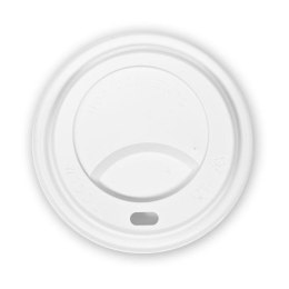 Dekiel biały do kubka 90mm PS (100 szt.) 30190 Papstar