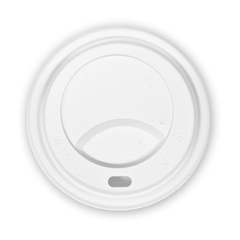 Dekiel biały do kubka 90mm PS (100 szt.) 30190 Papstar