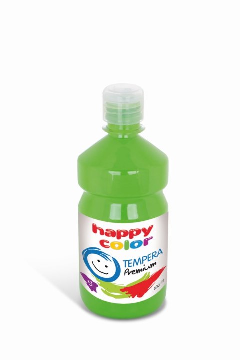 Farba tempera Premium 500ml, jasnozielony, Happy Color HA 3310 0500-51 Happy Color