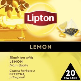 Herbata LIPTON PIRAMID LEMON cytryna (20 saszetek) Lipton