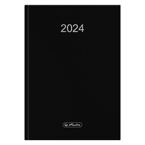 Kalendarz Dzienny Szefa A5 Czarny 2024 9588310 Herlitz Herlitz