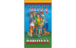 Kalendarz RODZINNY zdzierak 2024 (Z1) TELEGRAPH Telegraph
