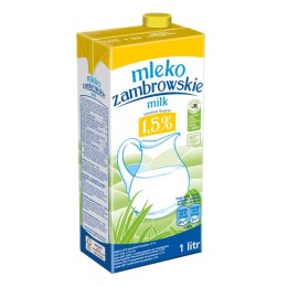 Mleko ZAMBROWSKIE UHT 1.5% 1l Gostyń