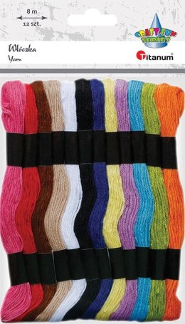 Mulina CRAFT FUN 12 kolorów TITANUM 390743 Titanum