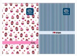 Notes/blok A6 50kart kratka INTERDRUK Interdruk