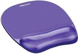 Podkładka pod mysz i nadgarstek fioletowa CRYSTAL 9144104 FELLOWES Fellowes