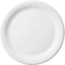 Talerzyk papierowy śr.23cm biały (100) 7500023 Papstar