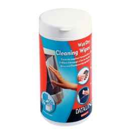 Chusteczki wilgotne i suche do ekranów ESSELTE DATALINE (po 50) 67119 Esselte