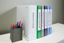 Etykiety DYMO na segregatory, 190 x 38 mm małe (białe) S0722470 (X) Dymo