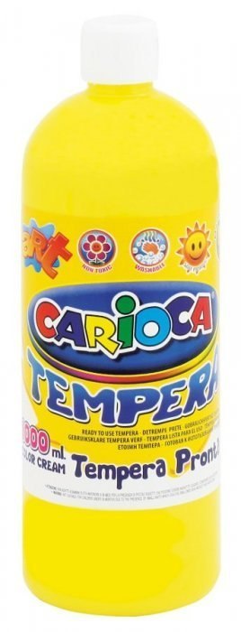 Farba tempera 1000 ml, żółty cytrynowy CARIOCA 170-1864 Carioca