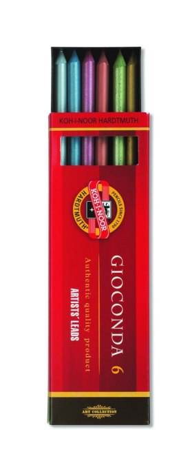 Grafit 4380 5.6mm metaliczne 6szt.KOH I NOOR Koh-i-noor