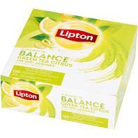 Herbata LIPTON GREEN TEA Citrus (100 kopert fol.) zielona Lipton