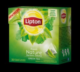 Herbata LIPTON PIRAMID GREEN TEA FRESH NATURE 20t zielona Lipton