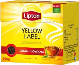 Herbata LIPTON YELLOW LABEL GRANULOWANA 100g Lipton