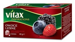 Herbata VITAX INSPIRATIONS OWOCE LEŚNE 20t*2g zawieszka Vitax
