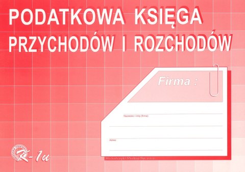 K-1U Podatkowa księga przychodów i rozchodów A4 offset MICHALCZYK&PROKOP Michalczyk i Prokop