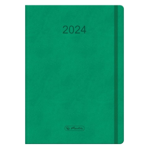 Kalendarz Tygodniowy A5 Flex J.Zielony 2024 9588385 Herlitz Herlitz