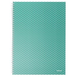 Kołonotatnik ColourBreeze A4, w kratkę, zielony Esselte 628477 Esselte