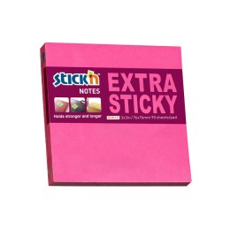 Notes samop. EXTRA STICKY 76x76 różowy neon 90 kart. 21671 MAPED StickN