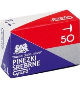 Pinezki srebrne S50 (10paczek) GRAND 110-1378 Grand