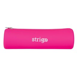 Piórnik silikonowy owalny różowy SSC059 Strigo