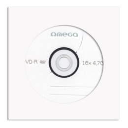 Płyta OMEGA DVD+R 4,7GB 16X KOPERTA (1) OMD16K1+ Platinet