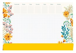 Podkład na biurko-Notes B3-KWIATY, SP-B3-03 Michalczyk i Prokop Michalczyk i Prokop