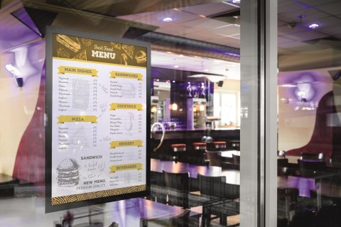 Ramka plakatowa DURAFRAME SUN A3 czarna 484201 DURABLE 1 sztuka (X) Durable