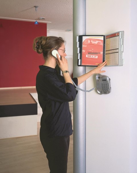 SHERPA WALL 10, moduł ścienny z 10 panelami A4 Mix kolorów 563122 DURABLE Durable