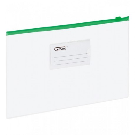 Teczka kopertowa zamek EC007B, zielona, A5 EAGLE 120-1473 suwak Eagle