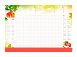 Terminarz -Planer A2 z listwą 2025 Gruszki Michalczyk i Prokop T-1-A2-3 kalendarz biuwar Michalczyk i Prokop