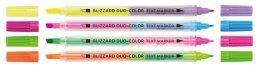 Zakreślacze tekstu BLIZZARD DUO-COLOR żółto -fioletowy TO-337 Toma Toma