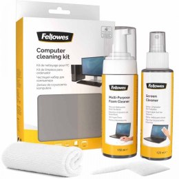 Zestaw do czyszczenia komputera 9977909 FELLOWES SALE Spray do czyszczenia ekranu 120 ml, pianka czyszcząca 150 ml, ściereczka z Fellowes