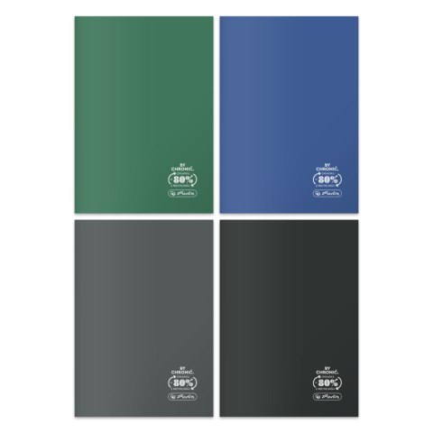 Zeszyt A5 60k. kratka eco PP ocean colors 9552407 Herlitz Herlitz